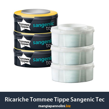 CONTENITORE BIDONE SANGENIC Tommee Tippee Mangia Pannolini Igiene+ 6  Ricariche EUR 84,90 - PicClick IT